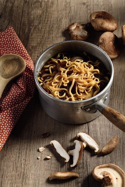 Recette ramen japonais aux champignons