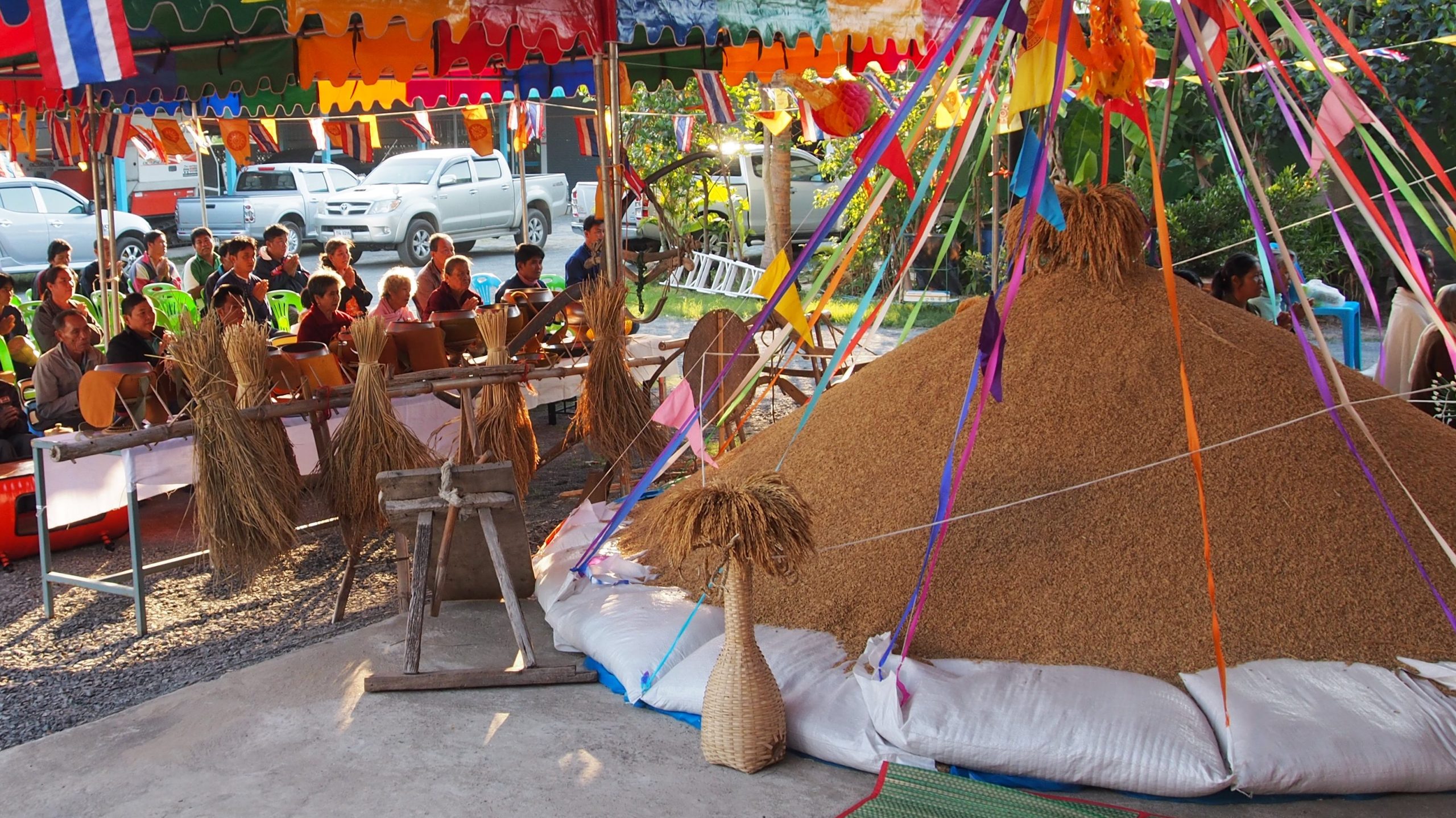 Cérémonie du riz en Thaïlande