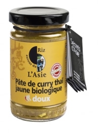 Autour
 du Riz l'Asie - Pâte de curry 
jaune