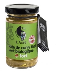 Autour
 du Riz l'Asie - Pâte de curry 
vert