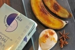 Banane rotie et son écume d'épices