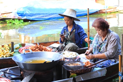 Marché Flottant - Thaïlande