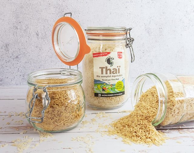 Riz thai en vrac