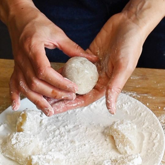 Tuto façonnage des mochis maison