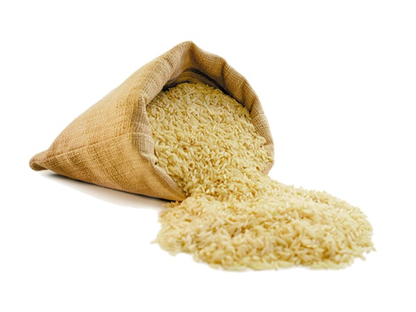 Riz complet de autour du riz