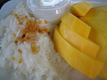 Du sticky Rice à la mangue