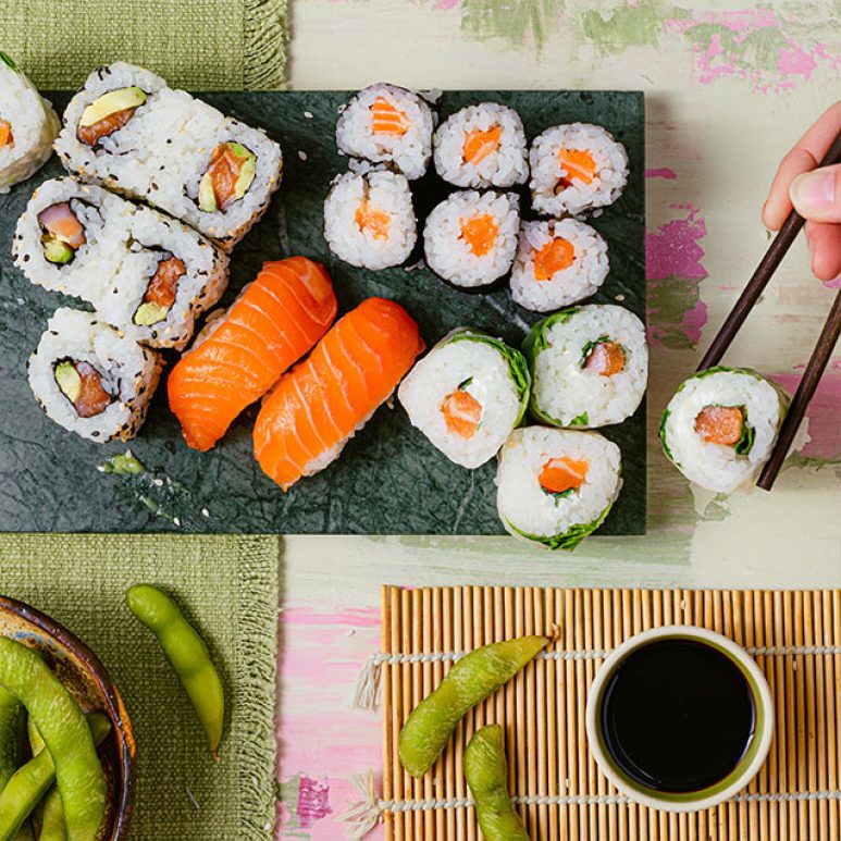 Recette california rolls saumon avocat