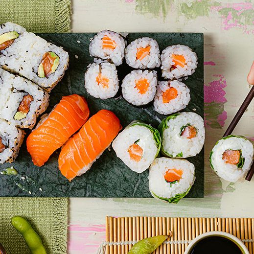 Recette california rolls saumon avocat