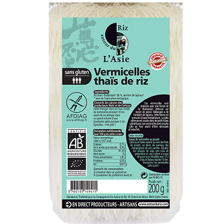 Vermicelles thaïs de riz