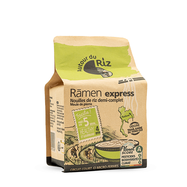 Nouilles ramen de riz demi-complet bio 280 g