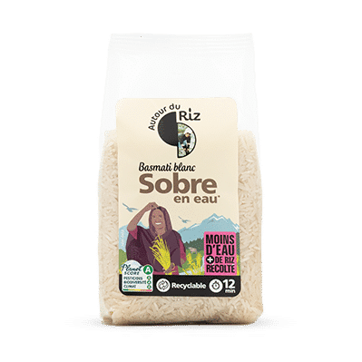 Riz Basmati bio blanc – Sobre en eau 400g