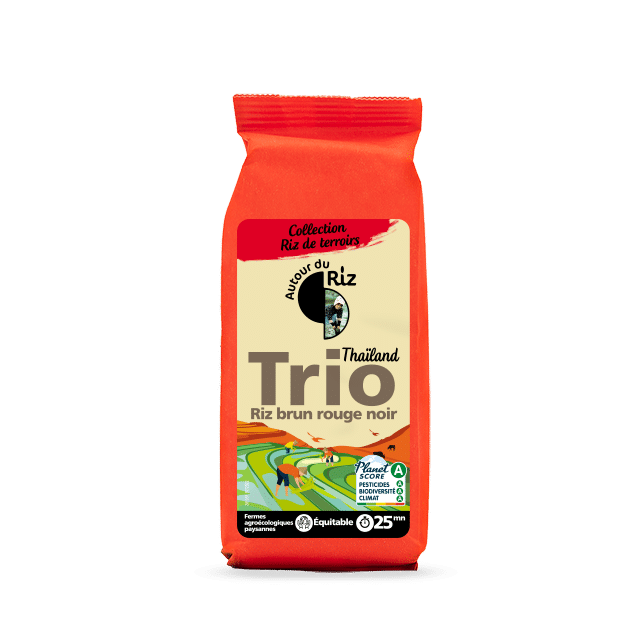 Trio de riz thaï complet bio équitable 500 g