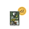 Lait de coco bio équitable de la jungle - 12 canettes de 400 ml