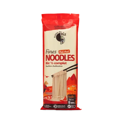 Noodles fines bio de riz demi-complet 170 g