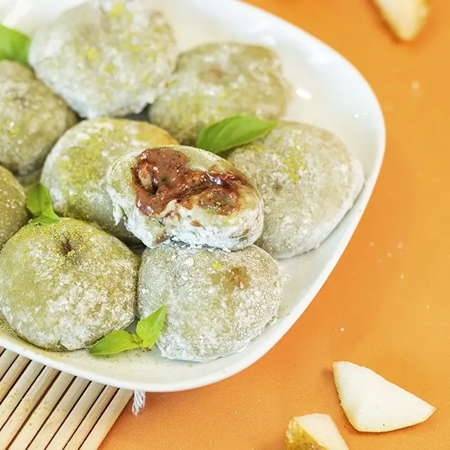 Mochis maison avec le Kit mochi matcha - Préparation pour 10 mochis