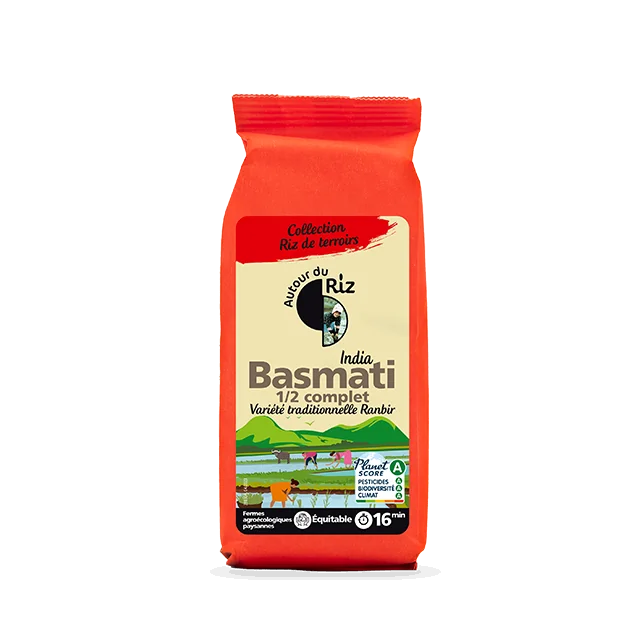 Riz Basmati demi-complet bio équitable 500 g