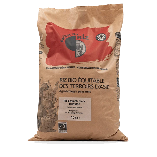 Riz Basmati blanc bio équitable 10 kg