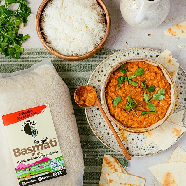 Riz Basmati blanc bio équitable 4 x 2 kg