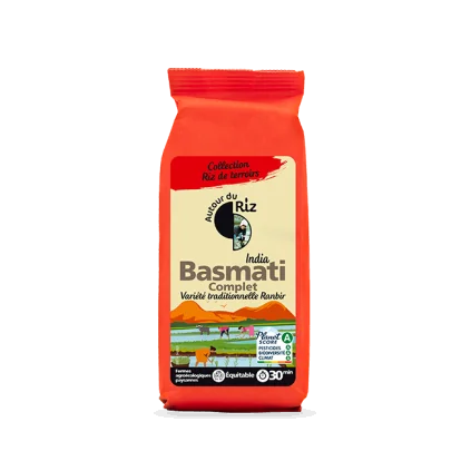 Riz Basmati complet bio équitable 500 g