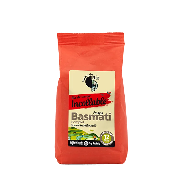 Riz Basmati complet bio étuvé 500 g