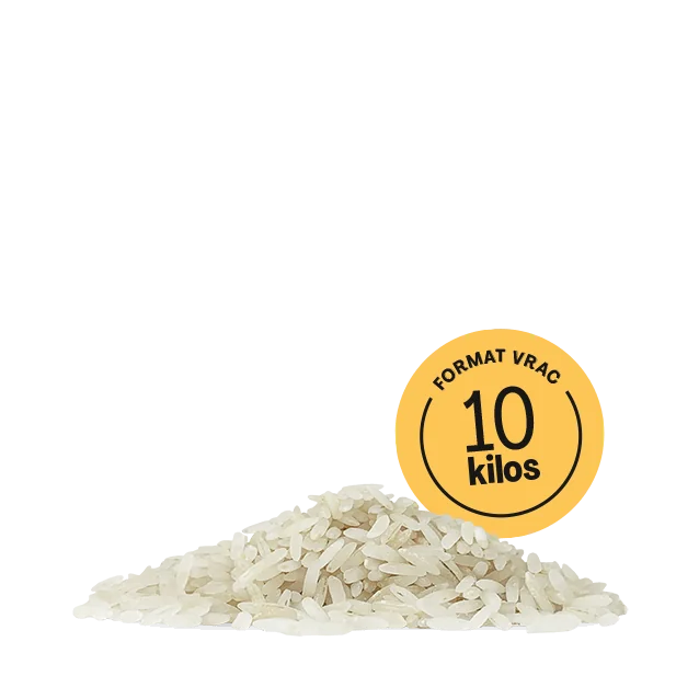 Riz Jasmin blanc bio équitable 10 kg