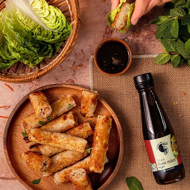 Nems avec Sauce Nuoc mâm bio veggie 200 ml