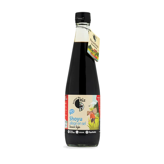 Sauce soja bio allégée en sel – Shoyu 600 ml