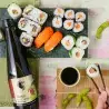 Sushis et makis avec Sauce soja sucrée bio - Ketjap 600 ml