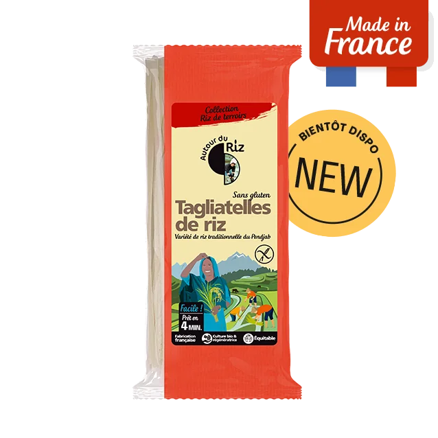 Tagliatelles de riz blanc bio 400 g