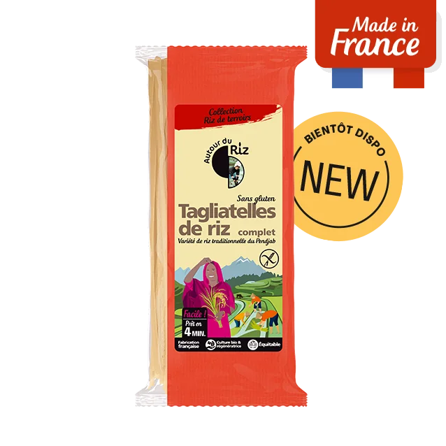 Tagliatelles bio de riz complet 400 g